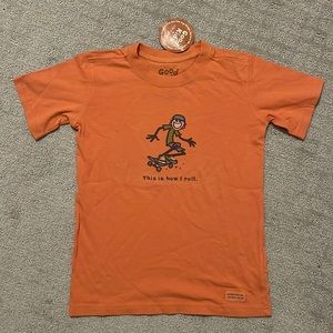 Brand new life is good boy short sleeve tee